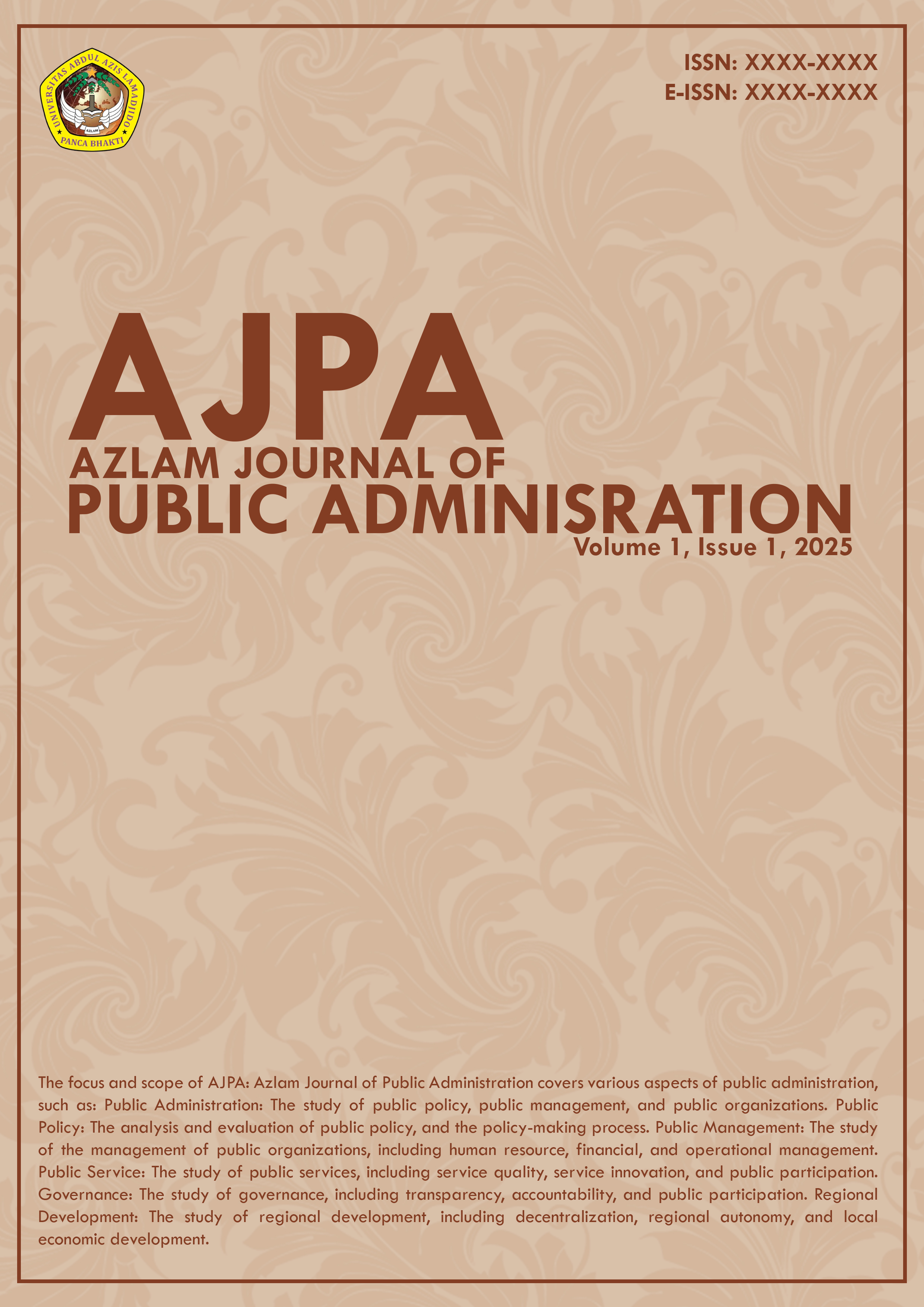 					View Vol. 1 No. 1 (2025): Test Issue
				